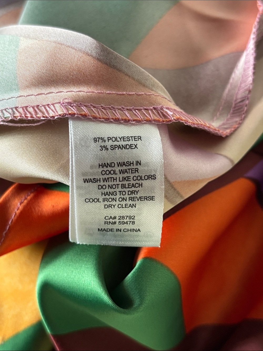 Joie Multicolor Abstract Leaf-Print V-Neck Maxi Dress Size L - Picture 8 of 10